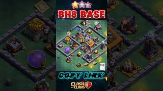 Best Builder Hall 8 Base Anti Witch and Cannon Anti 6 Star #shorts
