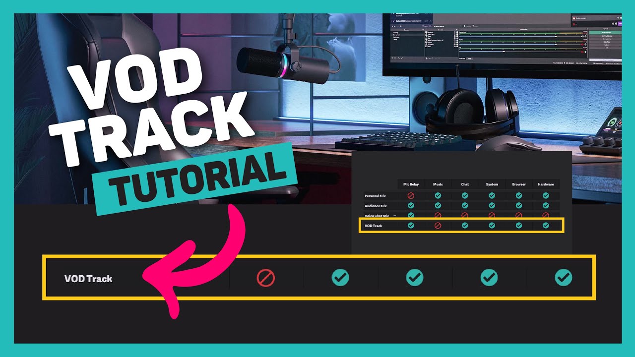 VOD Track Tutorial for BEACN Mix Create and BEACN Mic