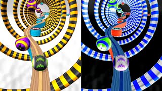 Reverse Night Mode vs Normal – Going Balls ELITE Smooth Run! Mobile #Gaming #Ball
