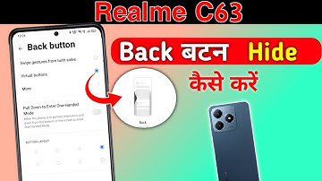 Realme c63 back button setting | Realme c63 me back button kaise lagaye/ Realme c63