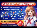 Organic Chemistry in 10 Minutes 🔥 | Phenols, Carbonyls &amp; More | Exam Oriented UG &amp; PG