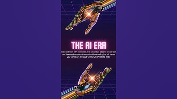 the AI ERA. #ai #aiwebsites #aistartup #webdevelopment