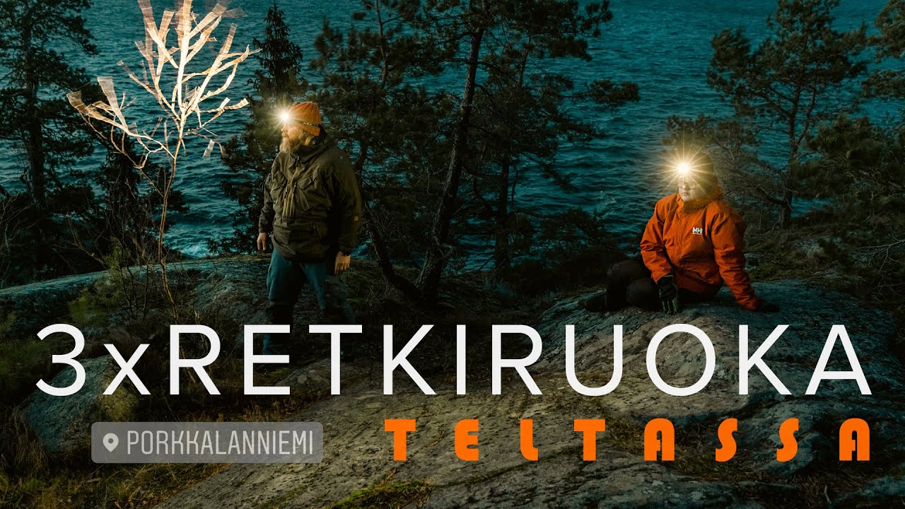 RETKEILYÄ Porkkalanniemessä | RETKIRUOKAA Titaanikamiinalla, Winnerwell | 4K