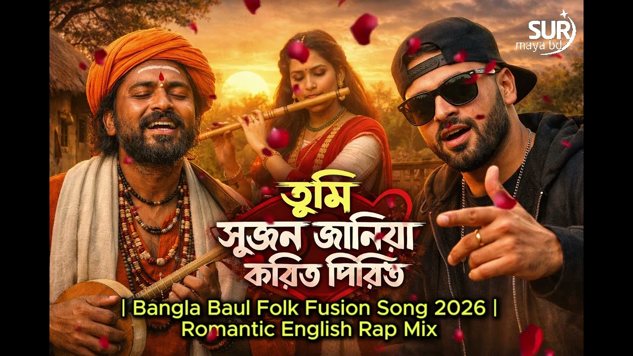 তুমি সুজন জানিয়া করিও পিরিতি ❤️ | Bangla Baul Folk Fusion Song 2026 | Romantic English Rap Mix