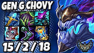 Aurelion Sol vs Orianna MID [ Gen G Chovy ] Korea Challenger Patch 14.8 ✅