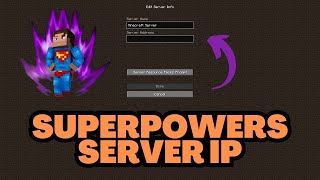 Minecraft Superpowers Server IP Address