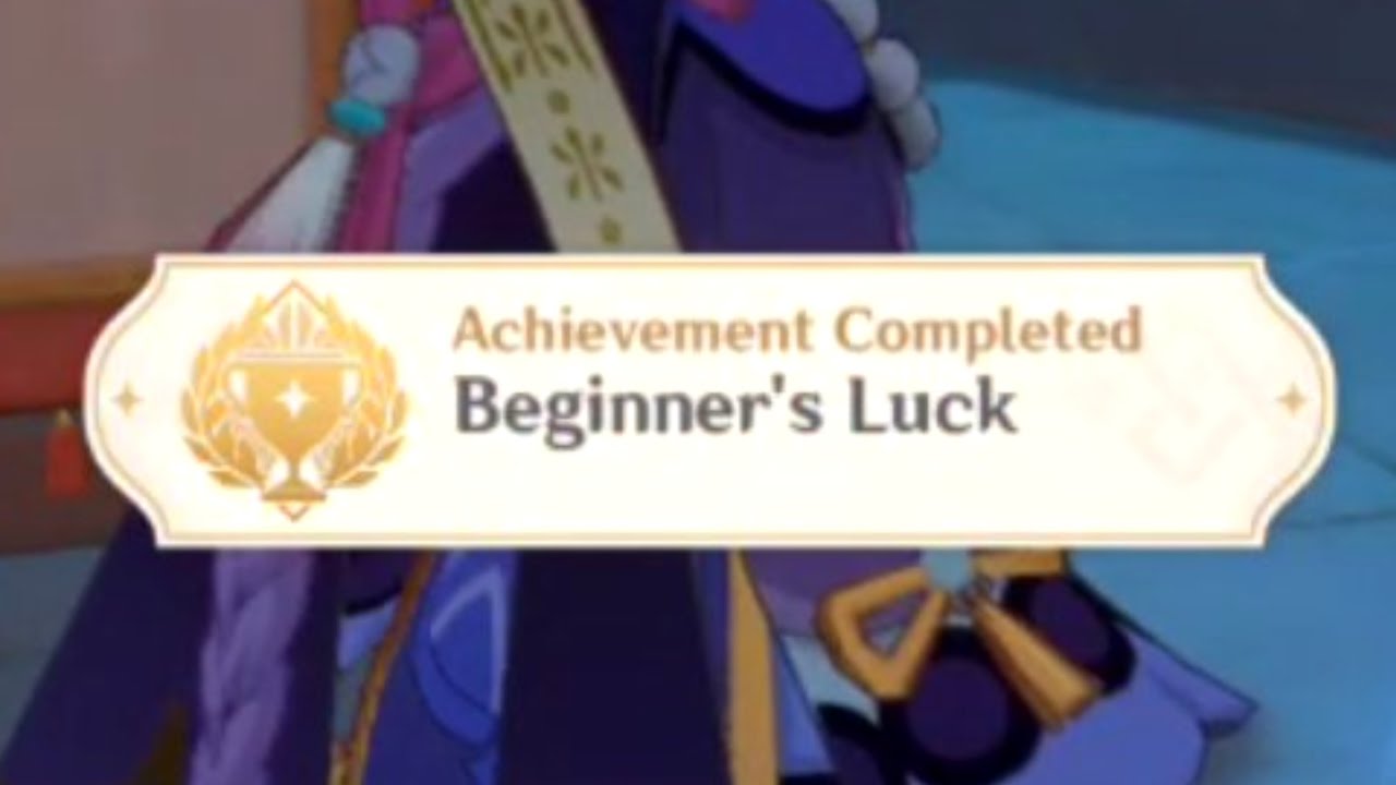 Achievement of Daily Commission | Beginner's Luck Achievement | Genshin Impact