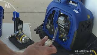 Details Change Oil on Westinghouse igen2800 Generator Using Oil Transfer Pump with Borescope Inspection Update