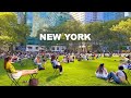New york city walking tour may 2024  manhattan 4k nyc walk  bryant park lawn  to penn station