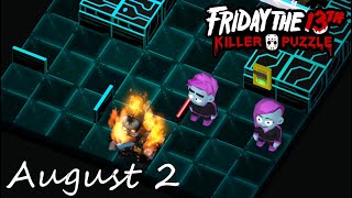 Friday the 13th Killer Puzzle Daily Death August 2 2020 Walkthrough