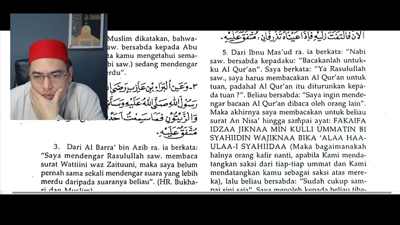 Menjadikan Merdu Bacaan Al Quran (Riyadhussholihin) Nomor 1007