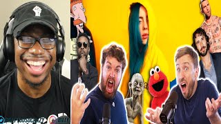 Peter Hollens - BILLIE EILISH: Bad Guy 21 Characters SING (feat @Brian Hull) REACTION