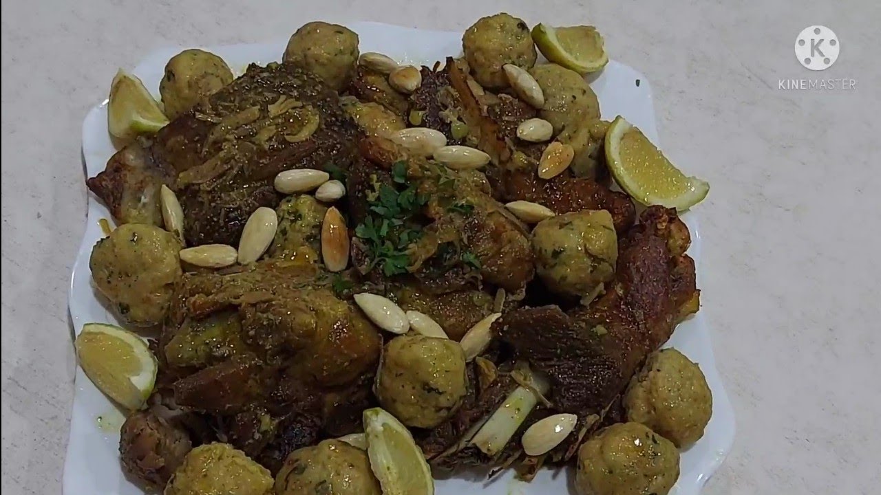 #محمر#لحم#داند#طبخ طجين الداند محمر شكل وبنة