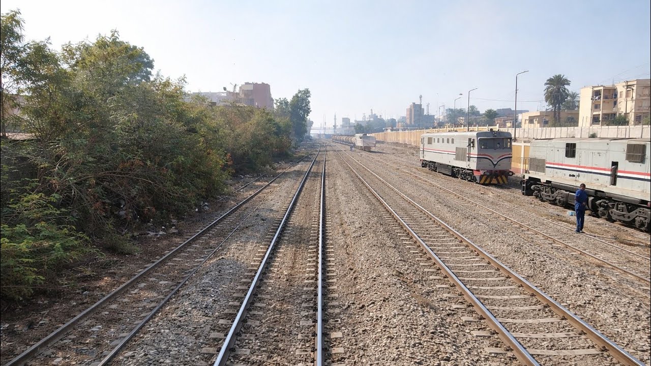 قطار الصعيد النوم وصل محطه كوم امبو 2026