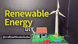 Details How to make working model of a wind turbine from cardboard | school project crafts with Nakul Sahu News