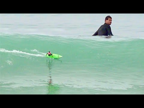 RC Surfer trolls PROS and pulls off INSANE rides!!!