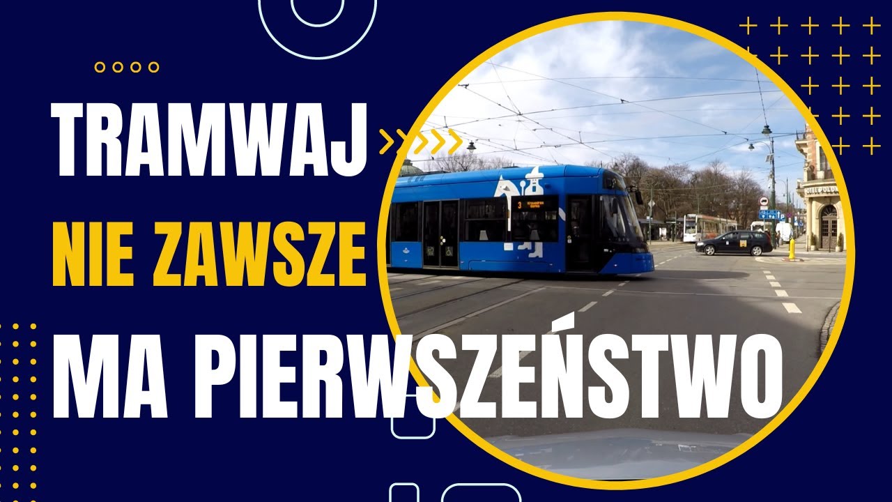 Tramwaj. Zasady na skrzyżowaniu.