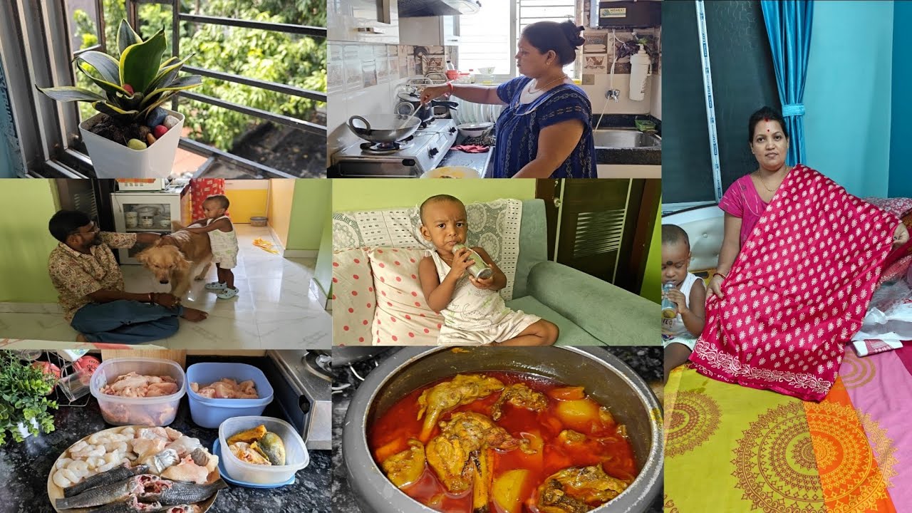 জামাইয়ের জন্য তাড়াতাড়ি করে রান্নাবান্না করতে হলো 😇|| জামাইষষ্ঠীতে মেয়ে কি শাড়ি দিলো আমায় 🥰🥻 ||