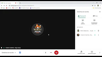 Como tirar o áudio do Google Meet?