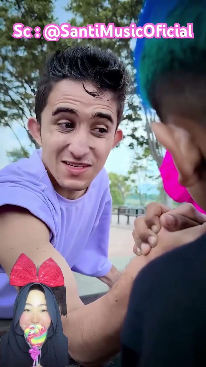 SANTI MENGALAH DALAM ADU PANCO⁉️ tapi dia malah menipu ?@SantiMusicOficial #shorts #funny #dubbing