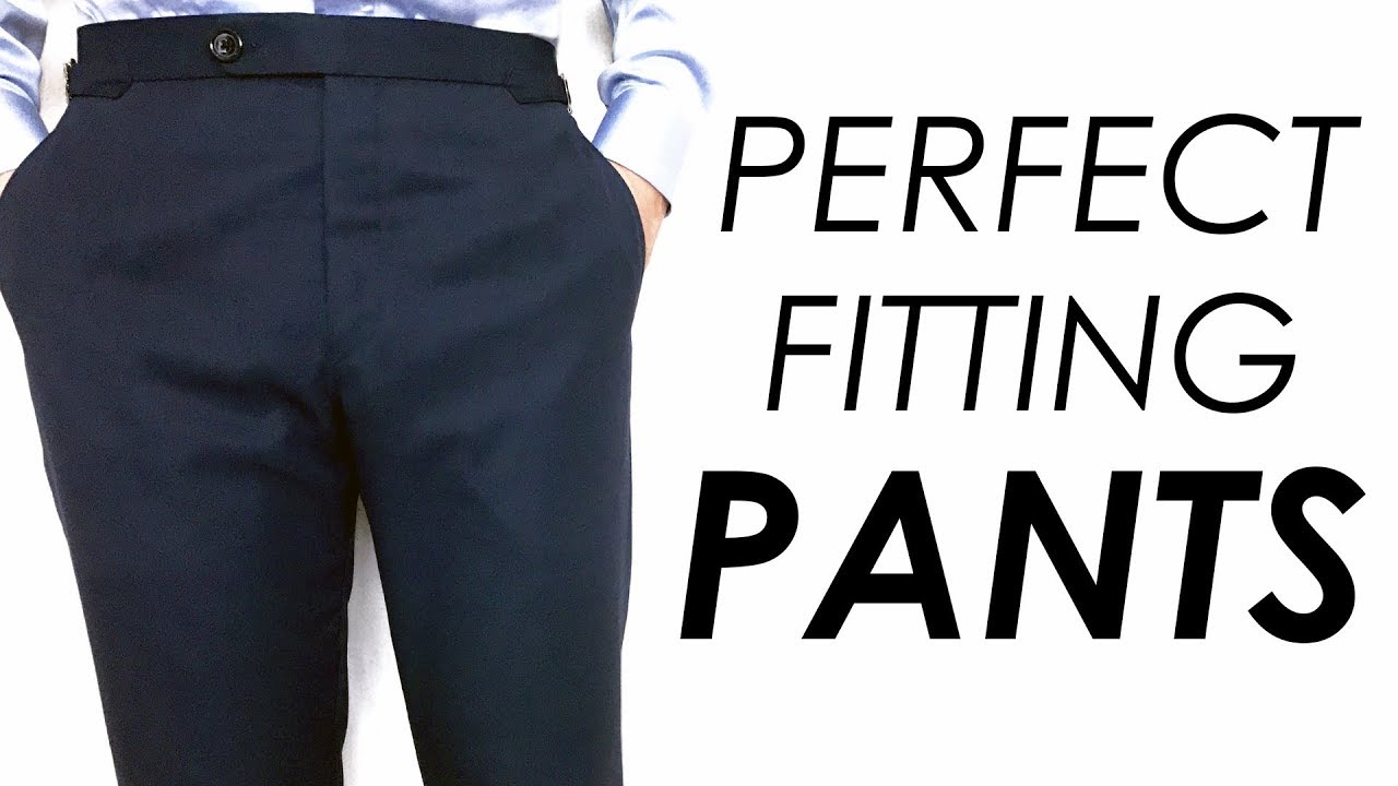 Pants made of merino wool blue | van Laack