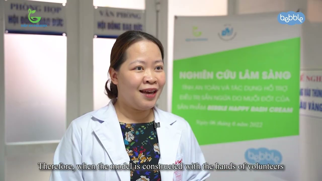 Kem hăm tã, giảm ngứa cho trẻ sơ sinh Bebble Nappy Rash Cream - Nghiên cứu tại BV Da liễu TW