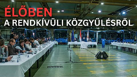 Élőben a rendkívüli Fővárosi Közgyűlés üléséről (2025.12.01.)