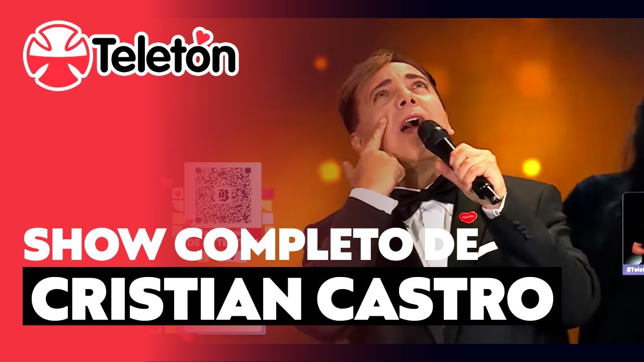 Así fue la aplaudida presentación de Cristián Castro en la Teletón 2025 | Canal 13