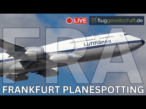 Airport Frankfurt 馃嚛馃嚜 LIVE | Sonntag Planespotting 24.8.2025 #livestream