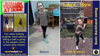 Laura before and after 6 weeks