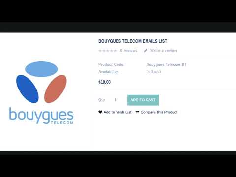 Email Marketing: Buy Cheap Bouygues Telecom Email List