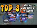 TOP 8 Most Memorable Moments in MPL Regular SEASON 4 Philippines