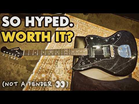 Foals FJM7 Jazzmaster in Pearl Black Metallic Sparkle | UNBOXING + FIRST IMPRESSIONS