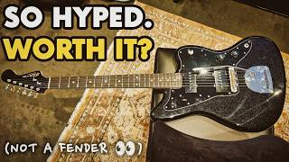 Foals FJM7 Jazzmaster in Pearl Black Metallic Sparkle | UNBOXING + FIRST IMPRESSIONS