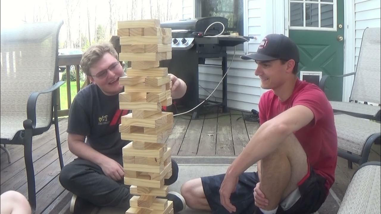 The Craziest Game Of JENGA Ever! YouTube