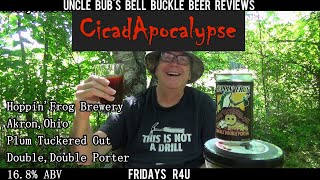 Hoppin Frog Fridays R4U - Hoppin Frog - Plum Tuckered Out - Double Double Porter 16.8%