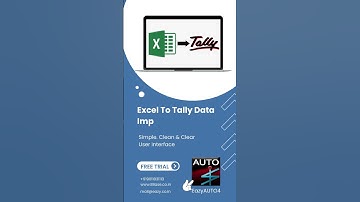 Excel Import in Tally Prime Accounting Software #exceltotally #exceltotallyimport