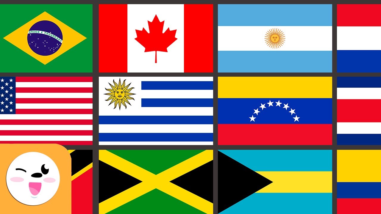 Adivinha o País pela Bandeira, ADIVINHE 50 Bandeiras do Mundo 🌍