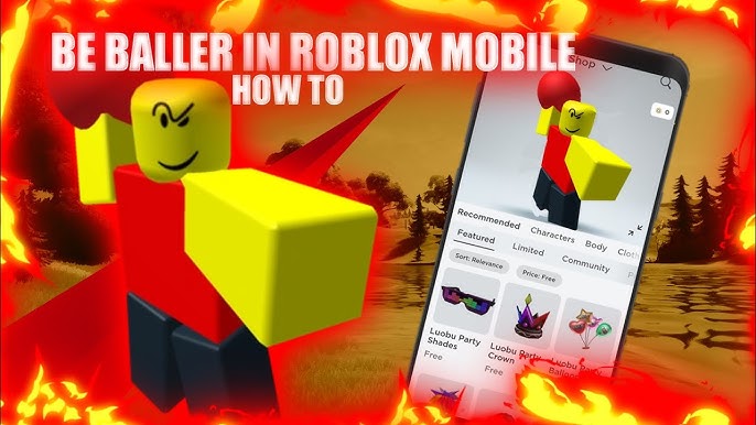 roblox baller avatar tutorial 