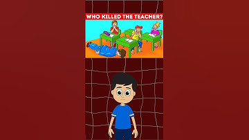Which child murdered the teacher? 99% people fail this puzzle #challenge #quiz #puzzle #shorts