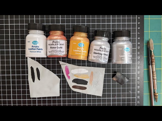 Angelus leather paint review!