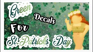 Green Decals For St.Patricks Day!!!||ParisPxgs screenshot 5