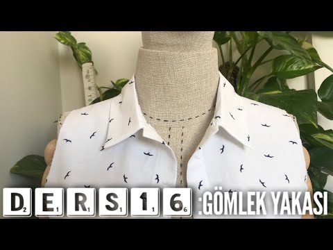 GÖRÜLMEMİŞ GÖMLEK YAKASI DİKİMİ | Adım Adım Dikiş Dersleri 16 | Damla Toral