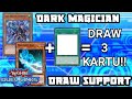 Draw Support! Dark Magician with Support Card | Yu-Gi-Oh! Duel Links