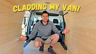 How To Clad Your VW Caddy Camper With Tongue & Groove Cladding!