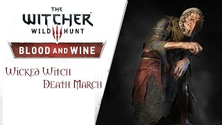 The Witcher 3 Wild Hunt - Blood and Wine - Wicked Witch Boss Fight [Death March] @whereribbonsfly