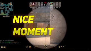 1vs4 классный момент в cs:go