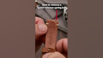 How to Remove a Quick Release Spring Bar