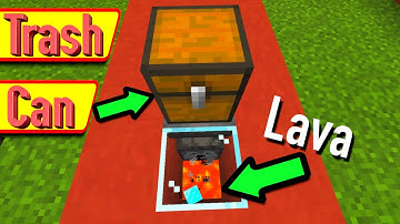 Minecraft Automatic Trash Can - Lava Bin - 2021