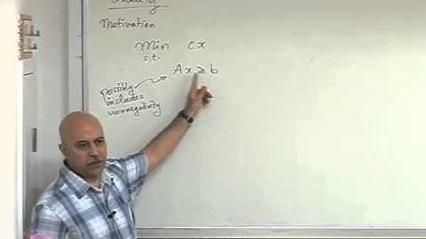 IE513 20110404 LECTURE28   Simplex for bounded variables and duality